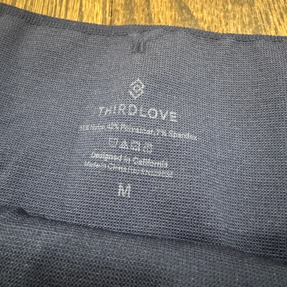 Third Love • Women’s Leggings Pants Blue High Rise Stretch Compression Run (M) - Picture 7 of 7